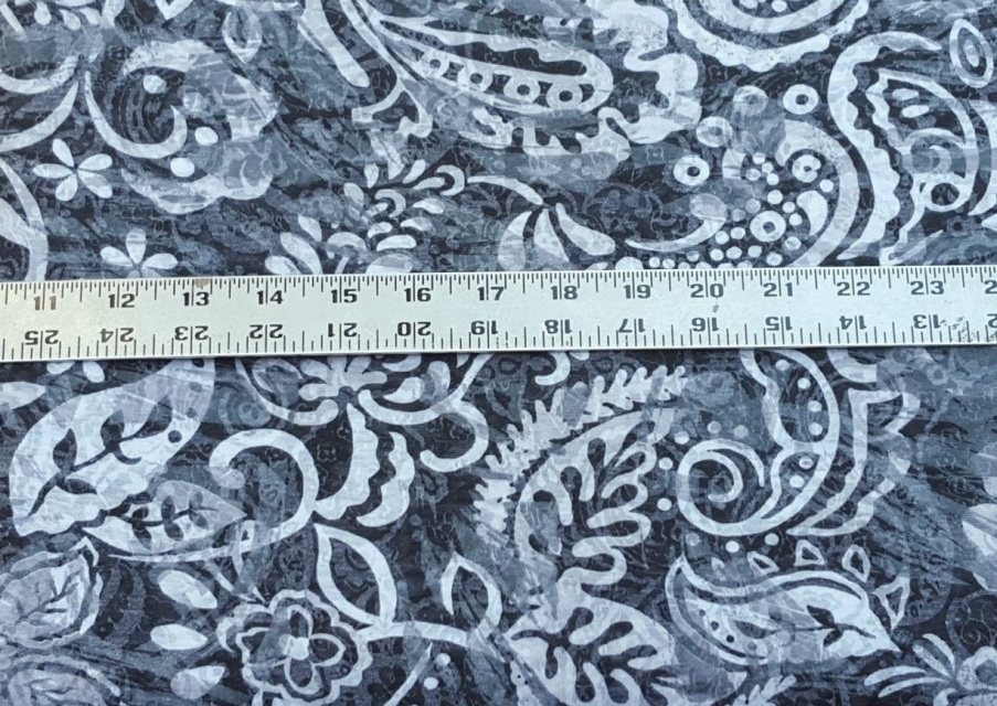 per metre Cotton blend zebra print devor\u00e9 burnout single jersey fabric Stone & green