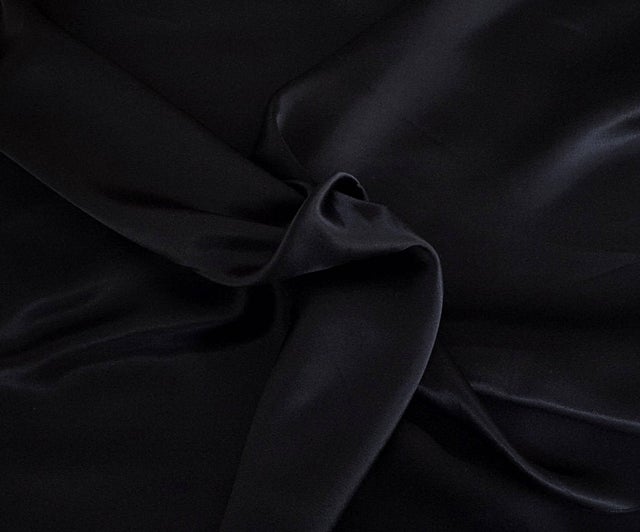 black rayon satin fabric by the yard and wholesale