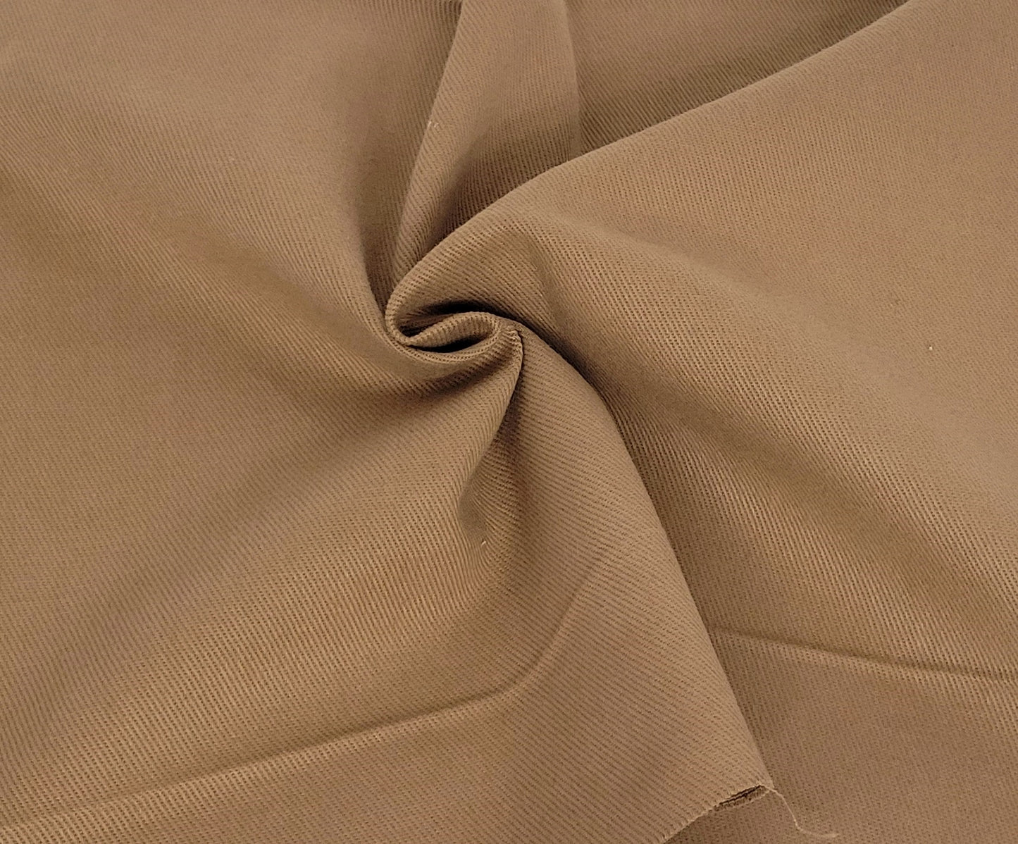 Iced Mocha Cotton Bull Denim Water Repellant 300 GSM