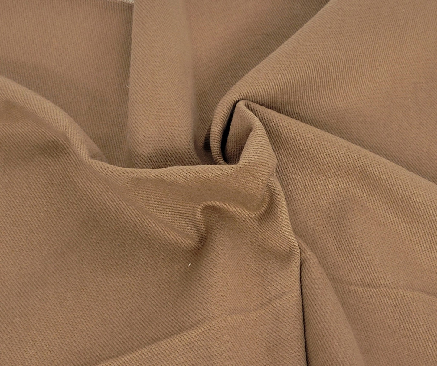 Iced Mocha Cotton Bull Denim Water Repellant 300 GSM