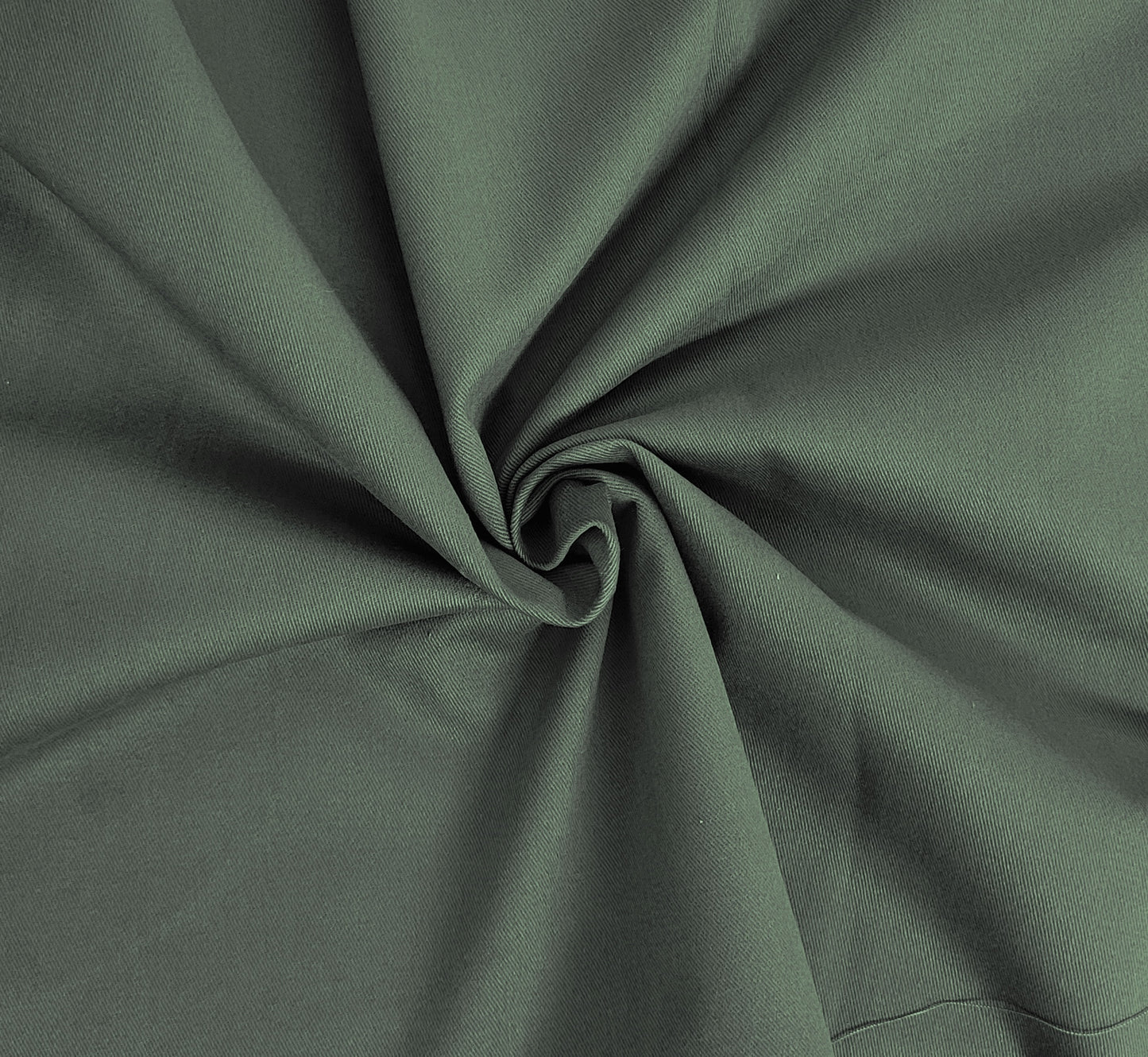 Phthalo Green 100% Brushed Cotton Twill