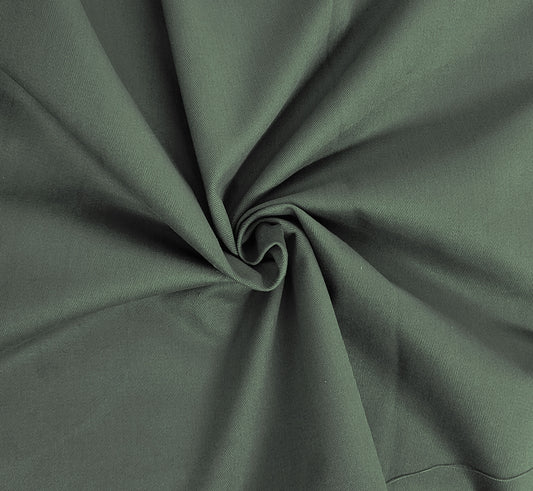 Phthalo Green 100% Brushed Cotton Twill