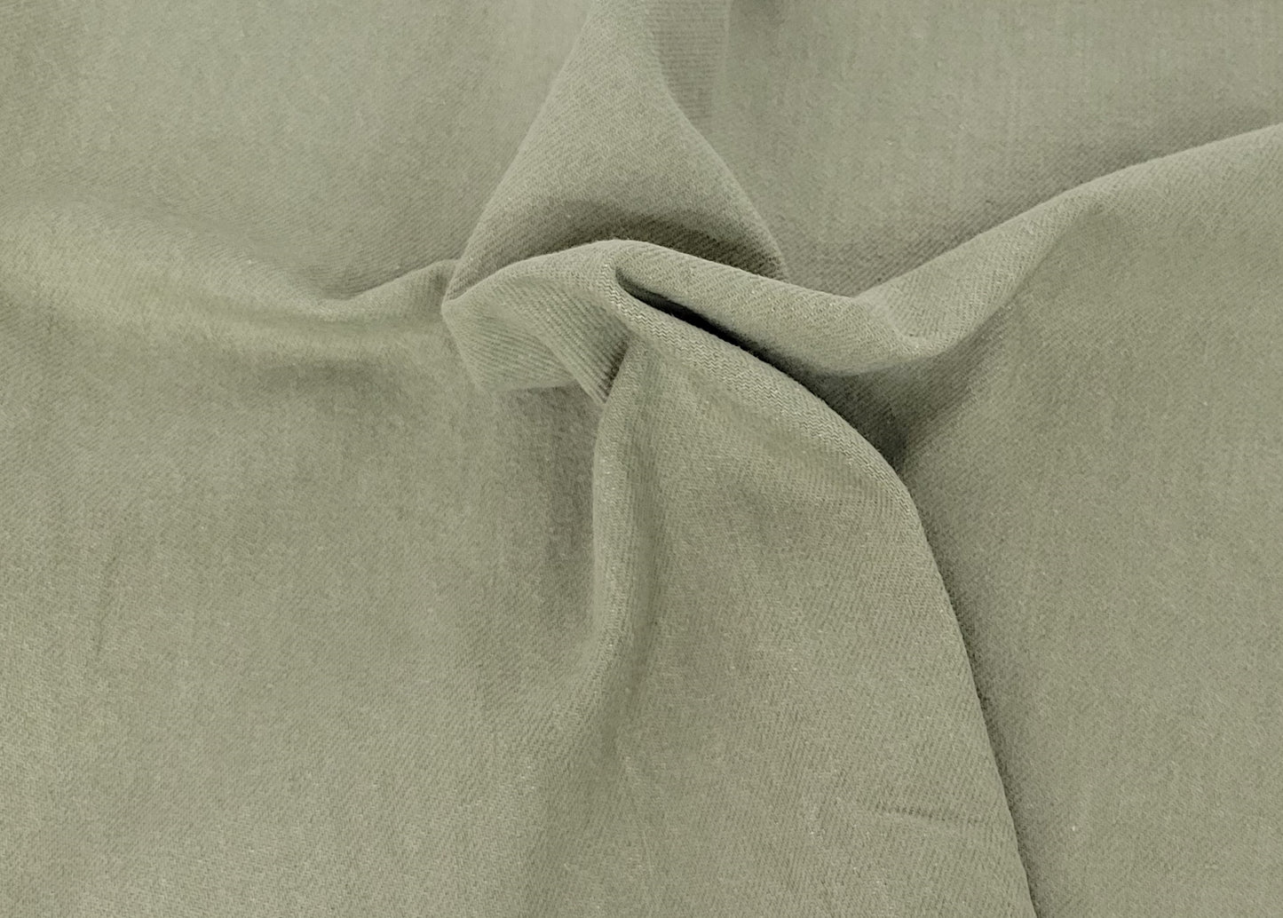 1 3/4 YARDS Cool Avocado Cotton Bull Denim