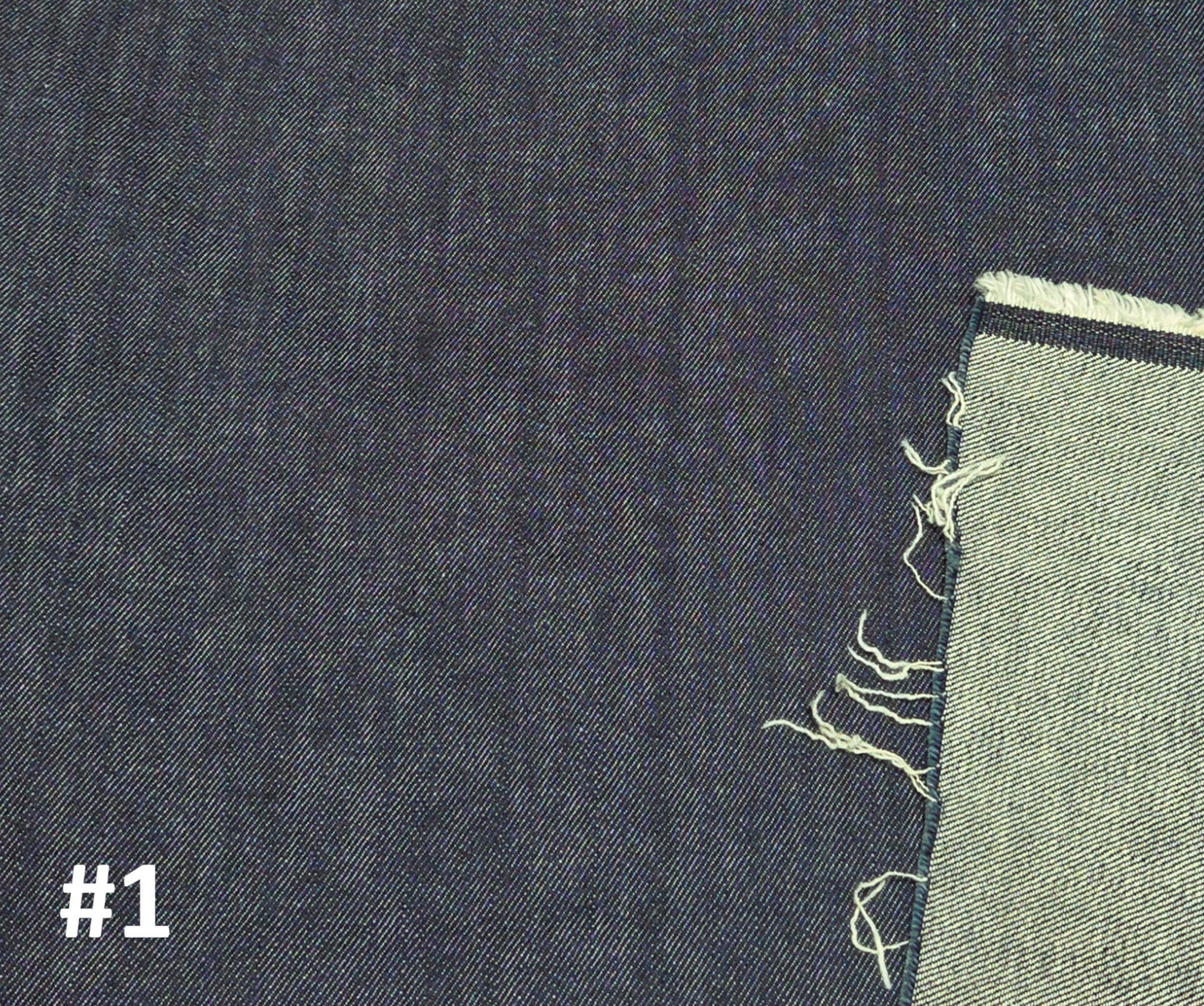 Cotton Denim Fabric Indigo Dye #1 340 GSM