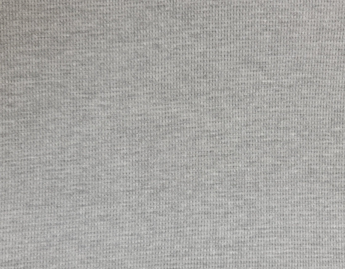 Baby Cotton Thermal Knit Fabric Heather Gray 190GSM