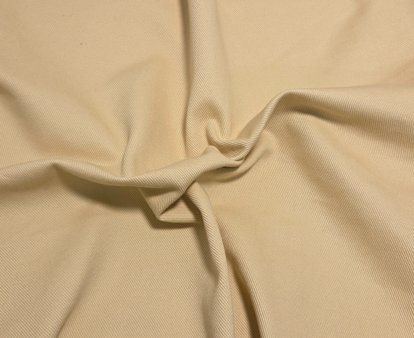 Beige Prewashed 100% Cotton Bull Denim