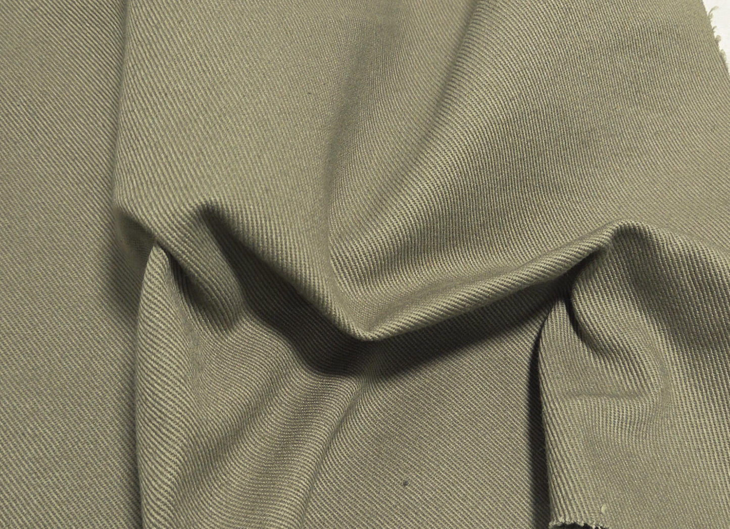 Lt. Olive Prewashed 100% Cotton Bull Denim