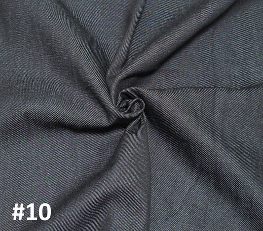 Cotton Denim Fabric Indigo Dye #10 3290 GSM