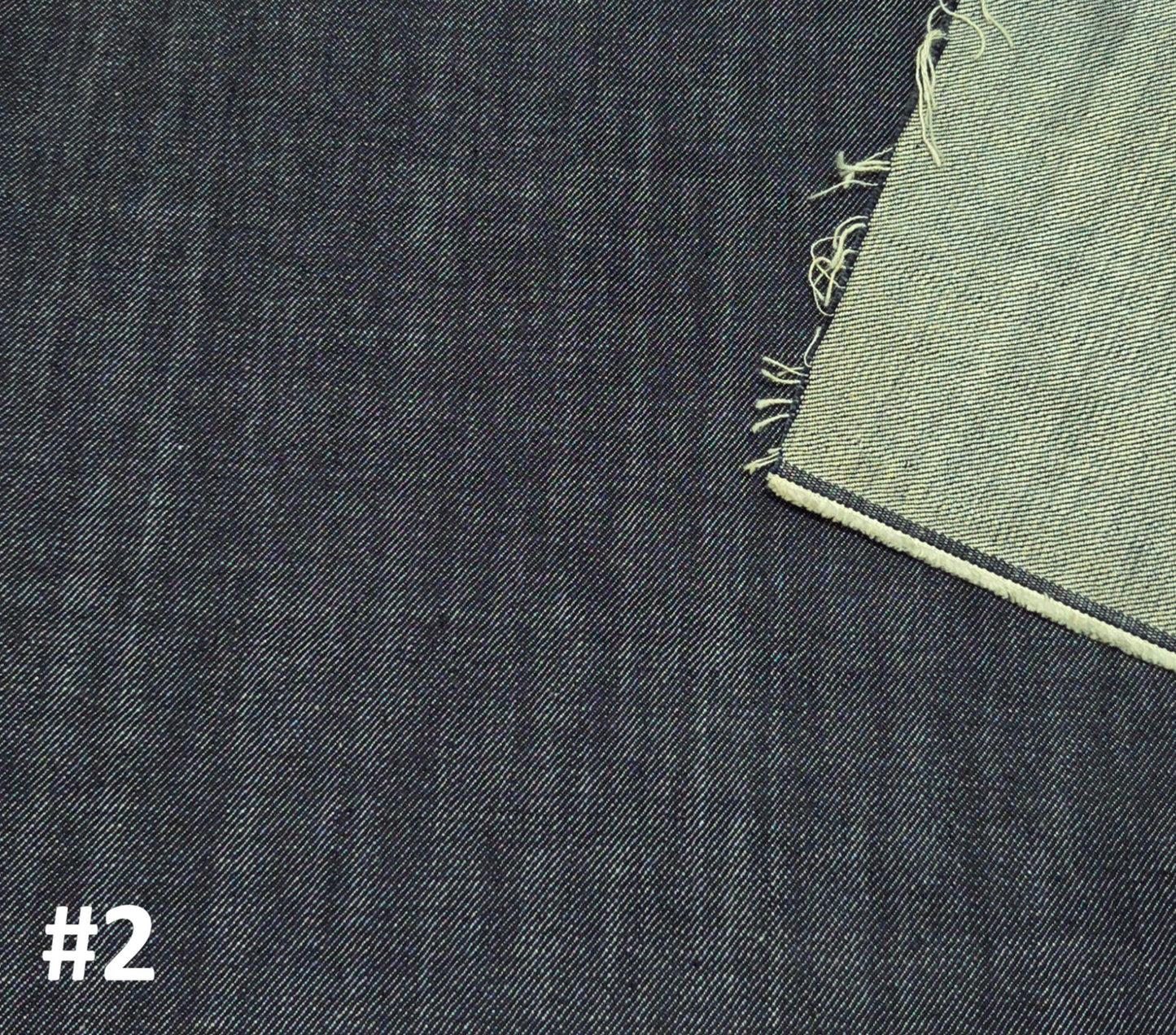 Cotton Denim Fabric Indigo Dye #2 350 GSM