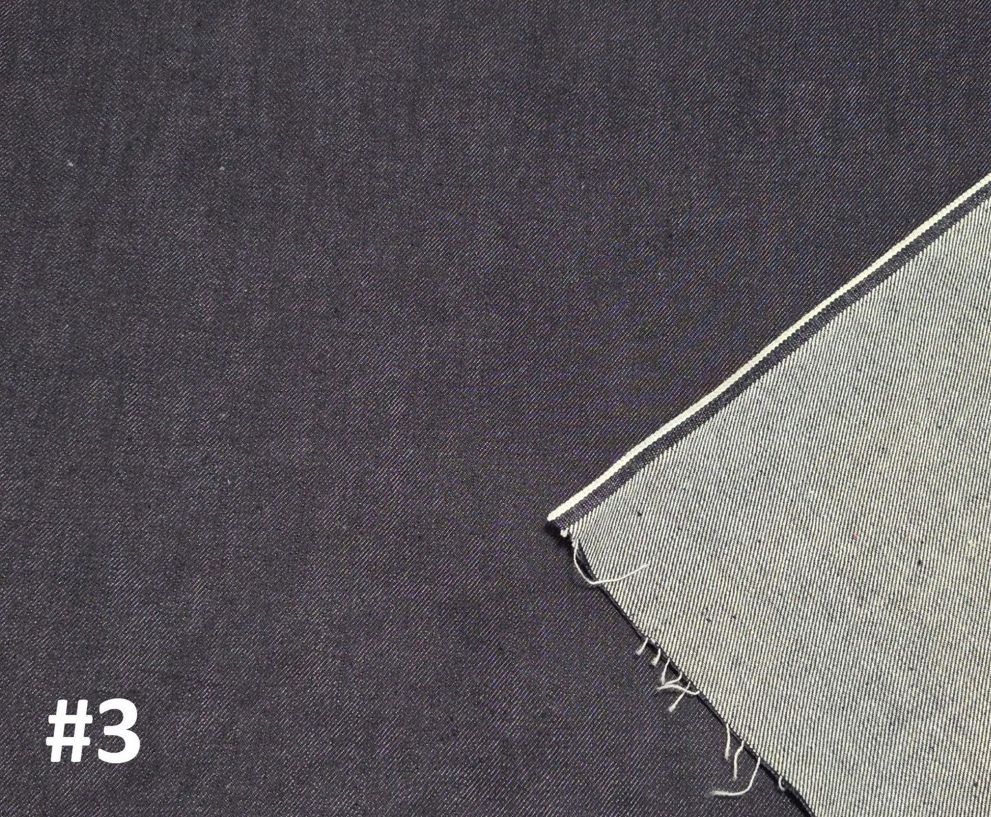 Cotton Denim Fabric Indigo Dye #3 370 GSM