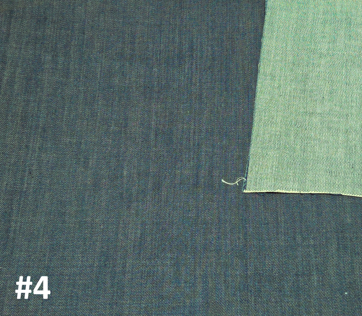 Cotton Denim Fabric Indigo Dye #4 340 GSM