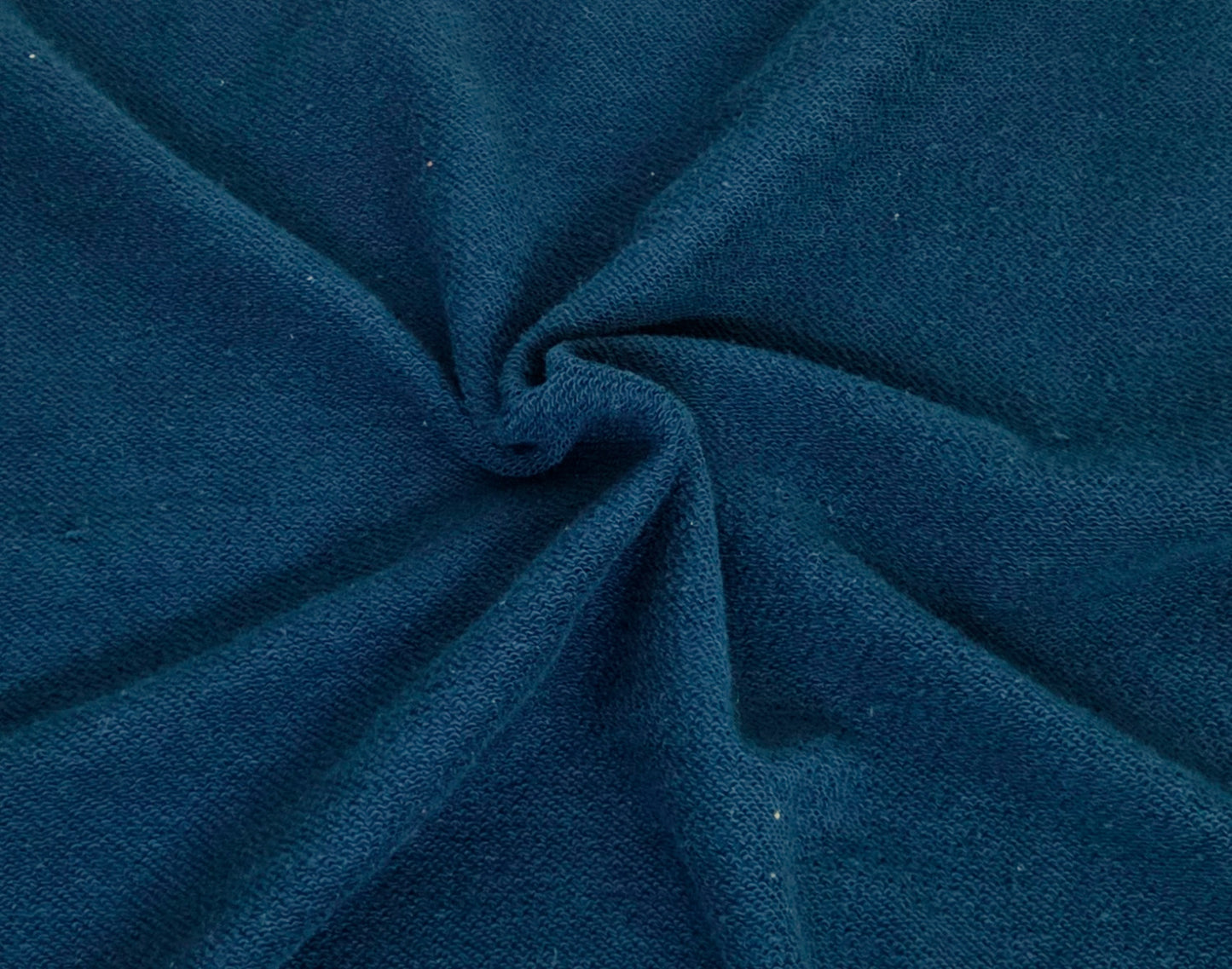 Navy Organic Cotton French Terry Knit 460 GSM