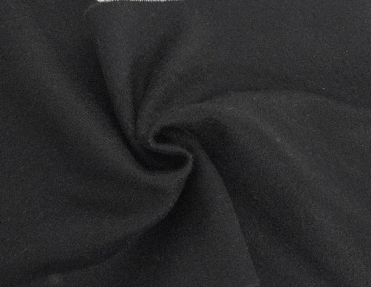 Black 100% Wool 440GSM