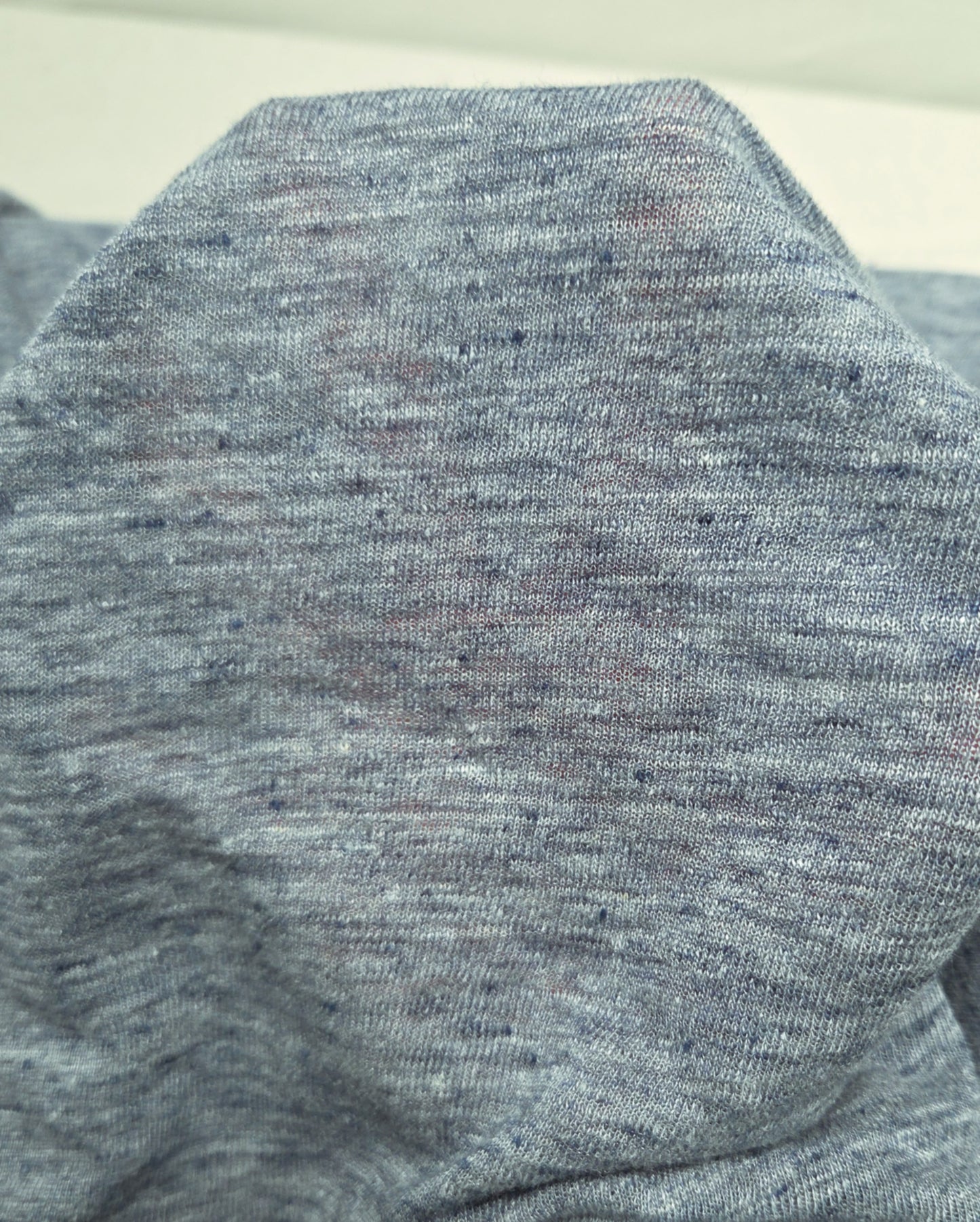 Prewashed 100% Linen Jersey Denim