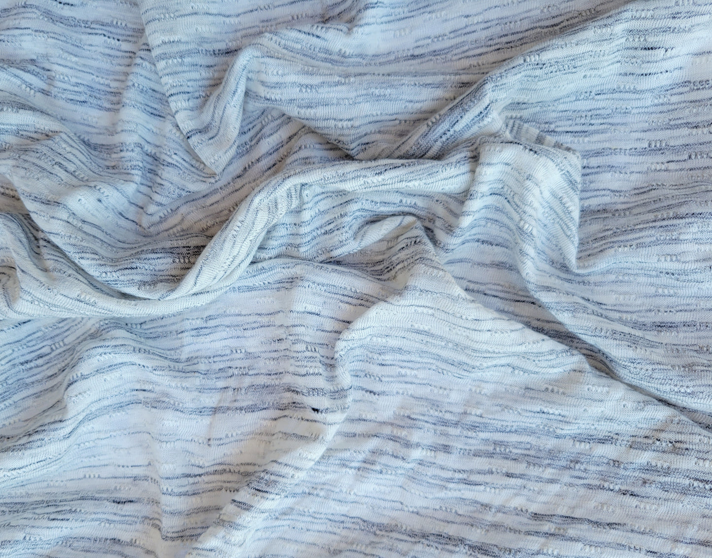 Scour and Gray Modal Poly Jacquard Knit