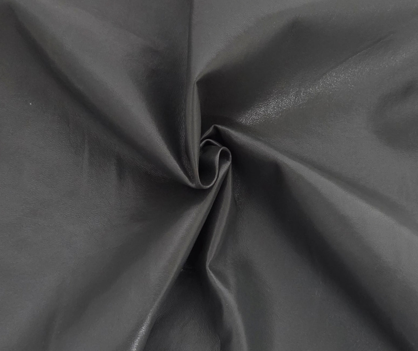 Shadow Gray Recycled Leather PU Blend Fabric