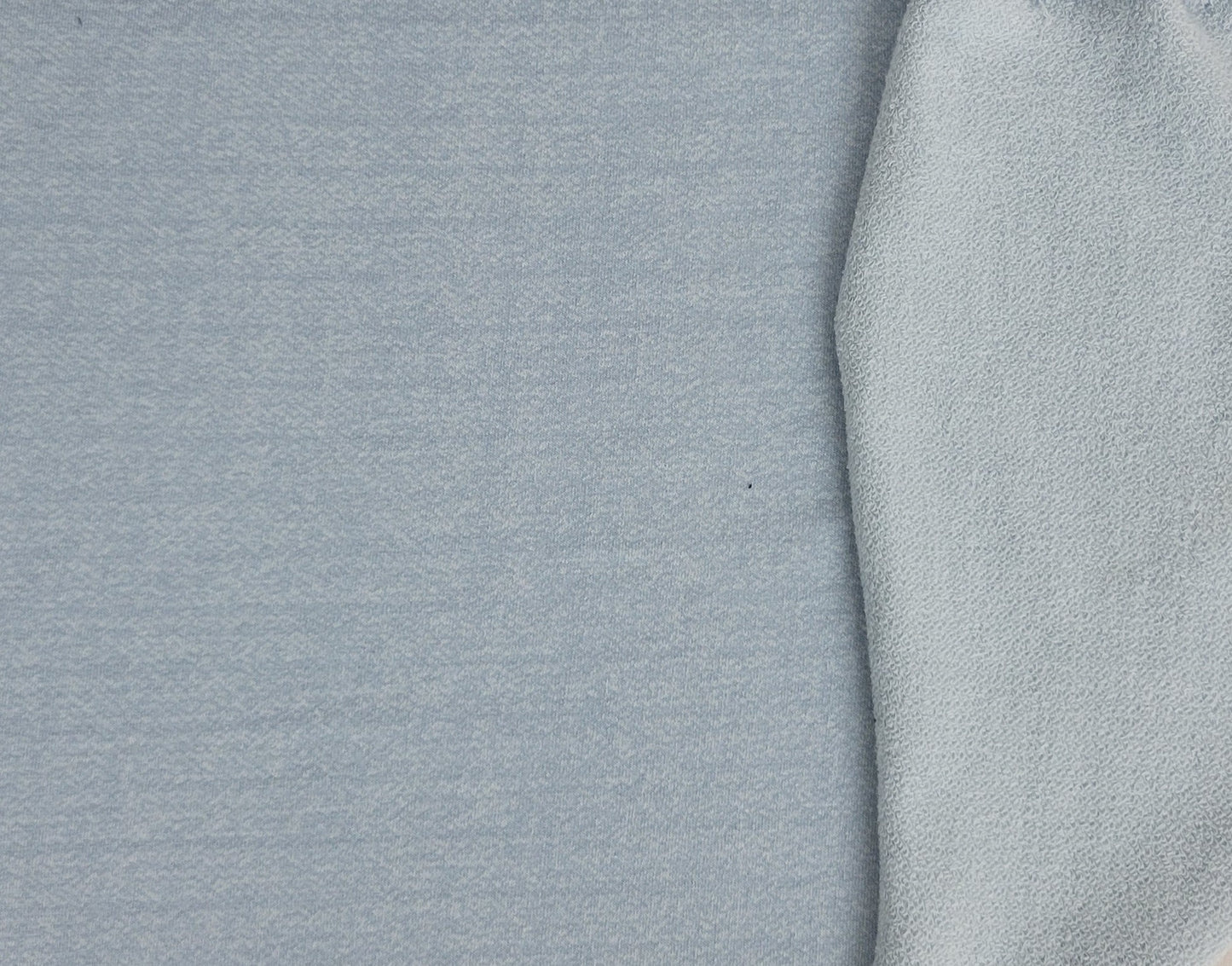 Powder Blue French Terry Knit Prewashed Cotton Tencel Spandex