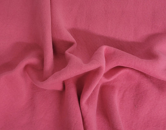 Bubble Gum Cotton Blend Sweatshirt Fleece Knit Fabric 300GSM