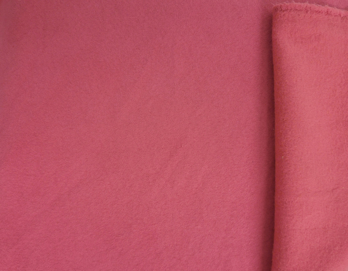 Bubble Gum Cotton Blend Sweatshirt Fleece Knit 300GSM