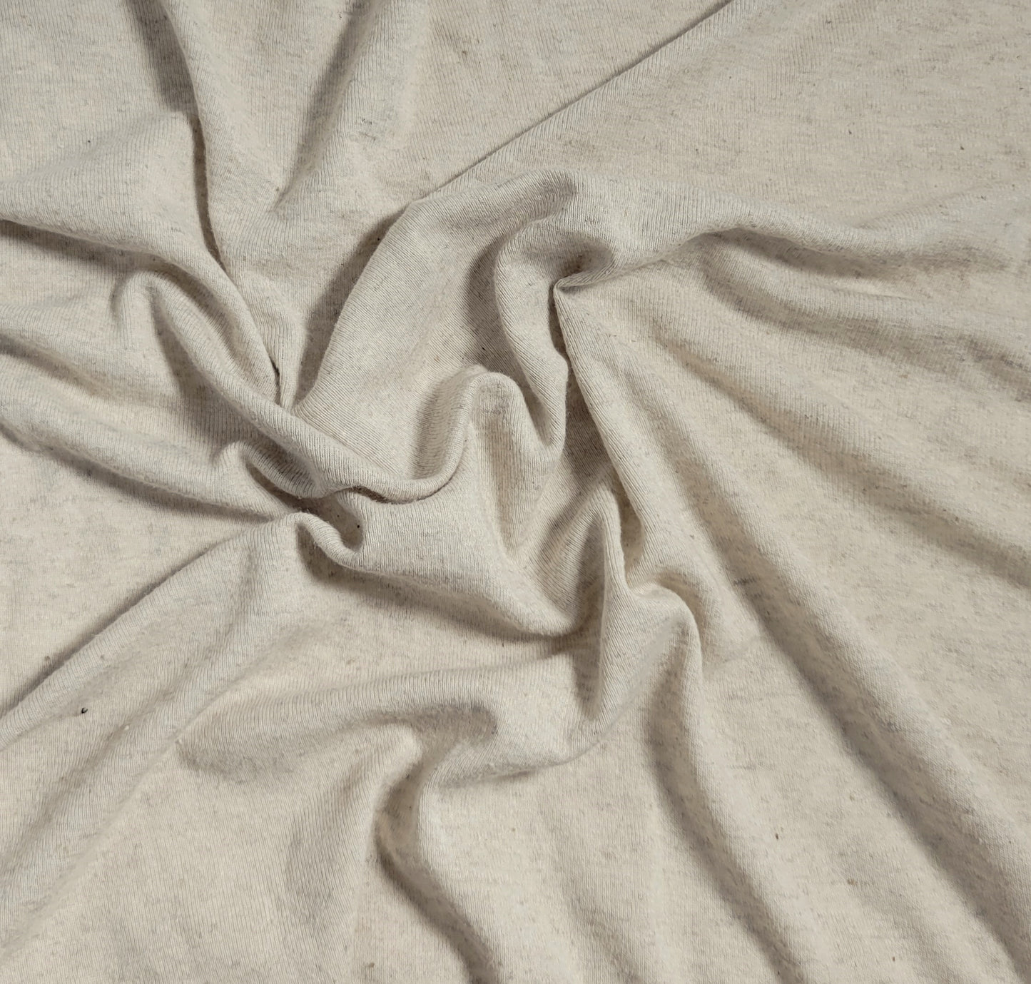 Natural Linen Cotton Jersey Knit 130GSM 52"