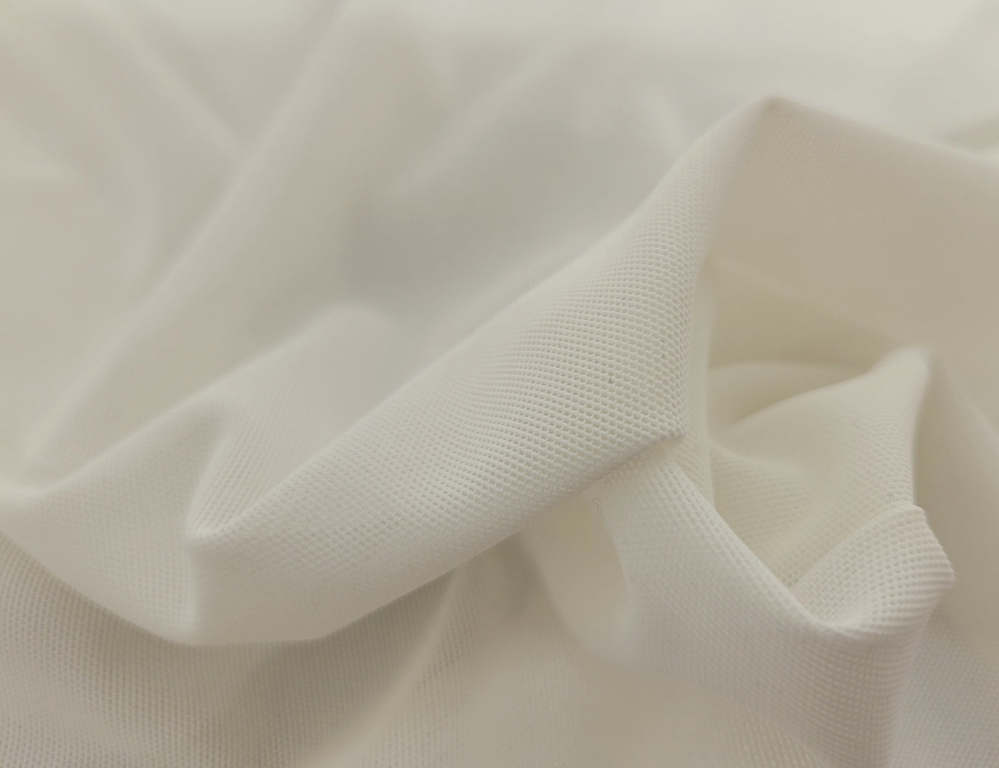 White Nylon Spandex Power Mesh
