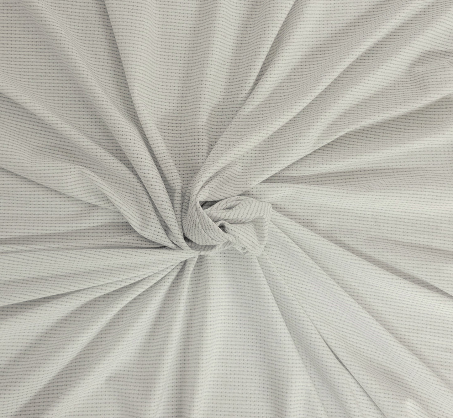 White Micro Modal Spandex Carbon Mesh Jersey Knit