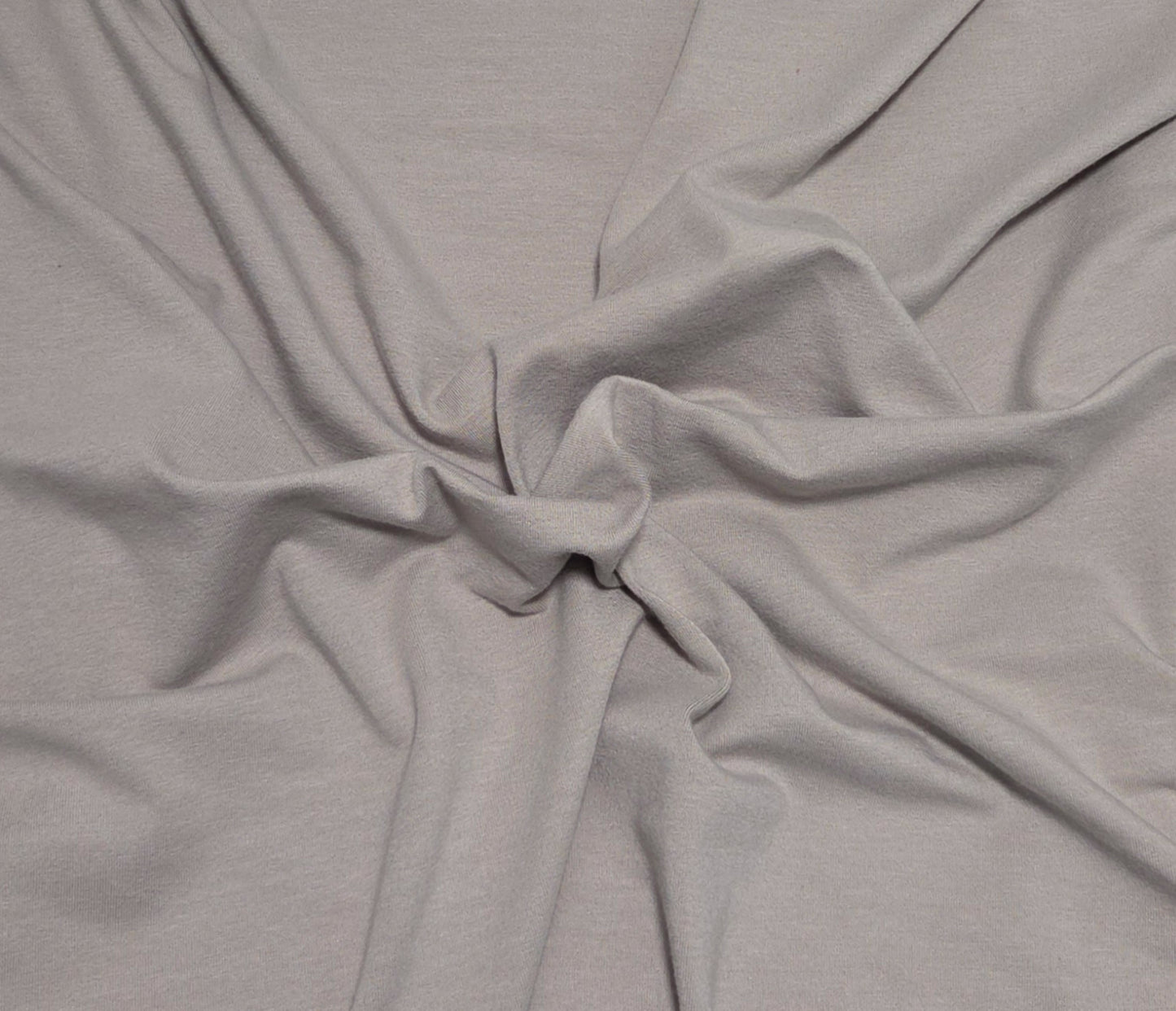 Gray Cotton Spandex Jersey Fabric