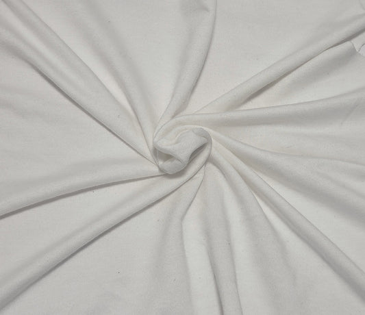 White Bamboo French Terry Knit