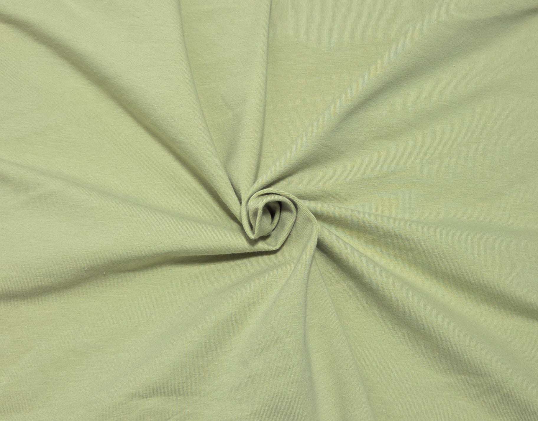 heavyweight stretchy jersey knit fabric in mint green for apparel