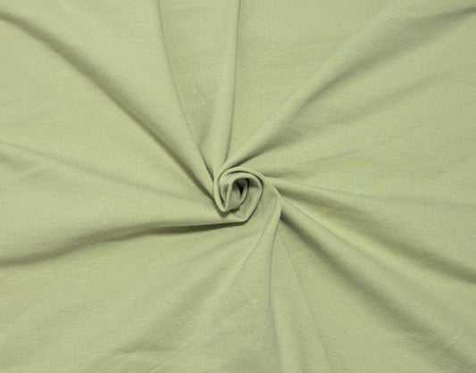 Mint Combed Cotton Spandex Jersey Fabric