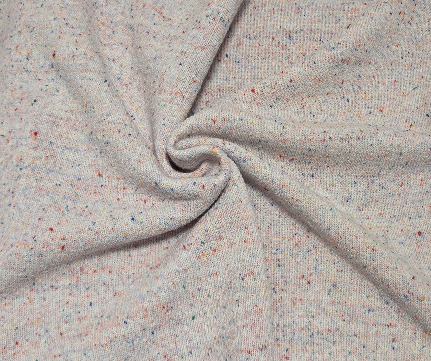 confetti speckled yarn dye cotton blend fleece fabric by the yard for hoodie zip up