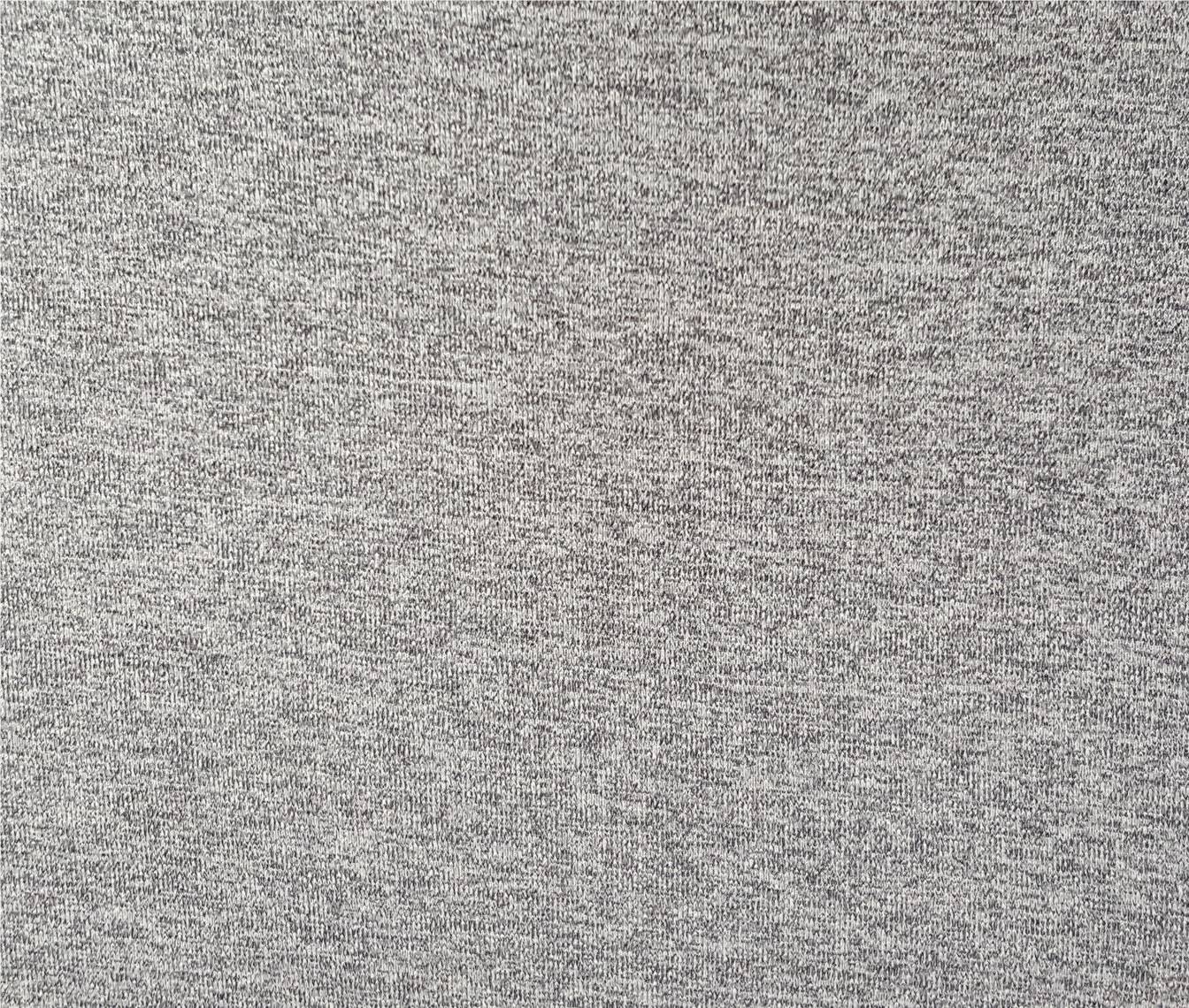 Heather Gray Cotton French Terry Knit #10 460GSM