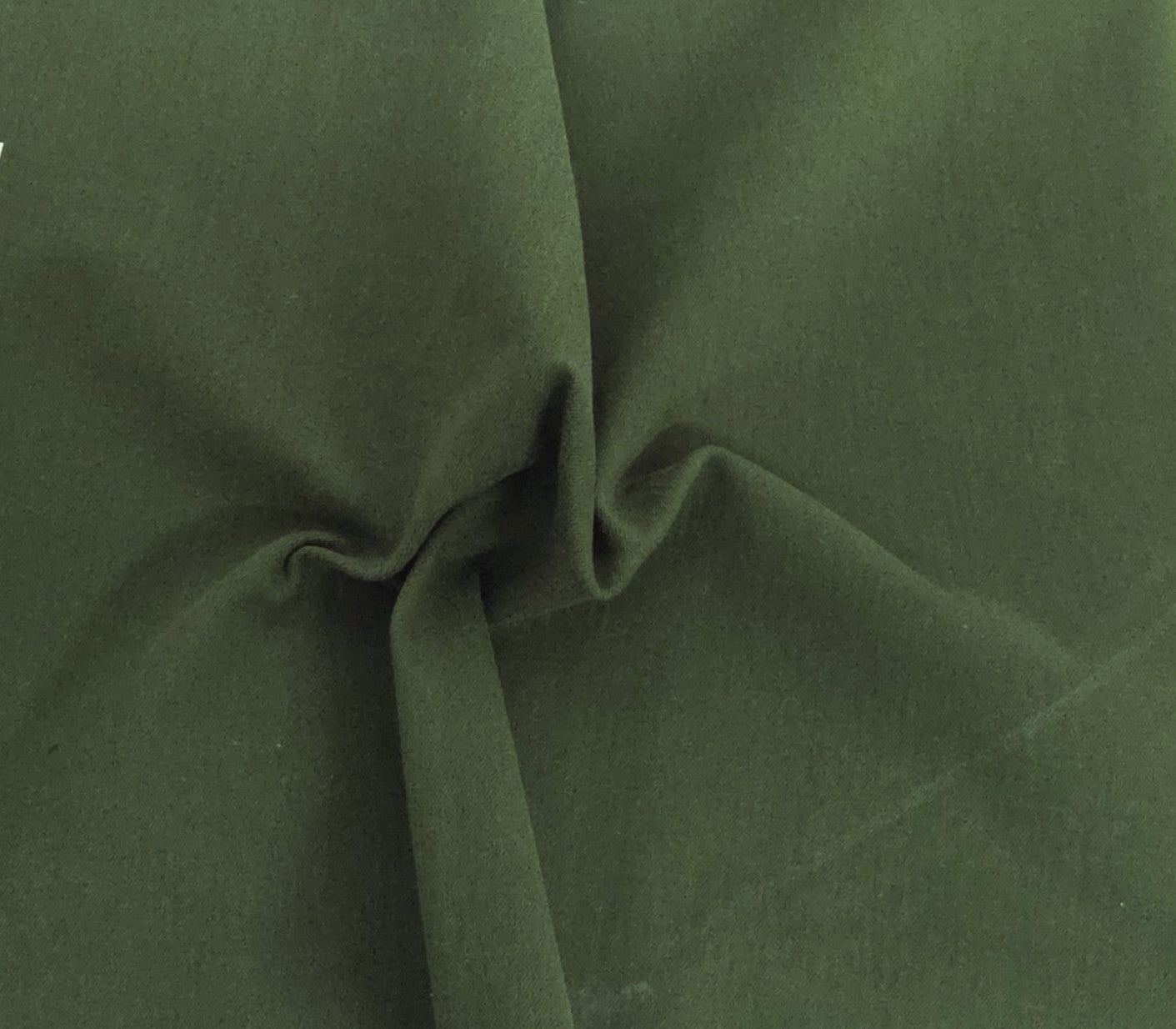 Lt. Olive Cotton Twill Spandex Fabric 360GSM