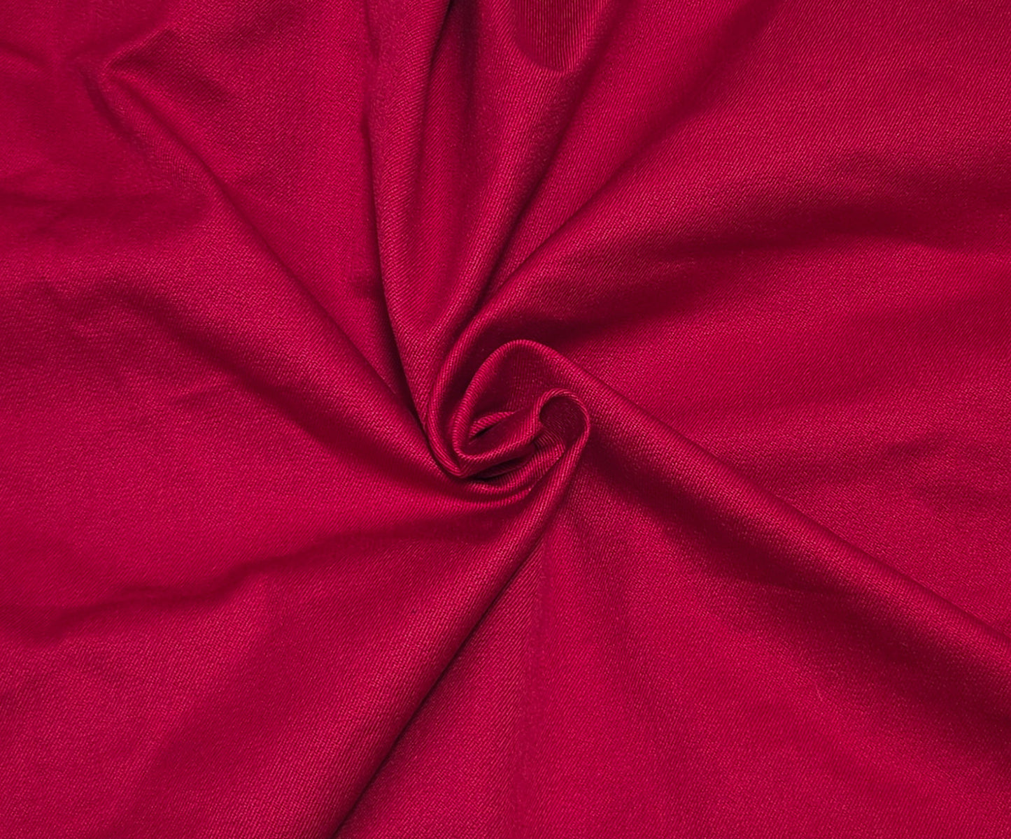 red stretch twill fabric for skirts, aprons, workwear, pants, tote bags by the yard and wholesale
