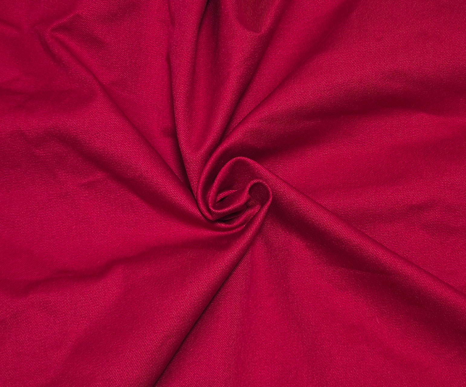 red stretch twill fabric for skirts, aprons, workwear, pants, tote bags by the yard and wholesale