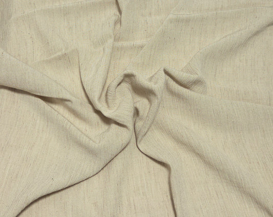 Khaki Crinkle Woven Linen Rayon Fabric