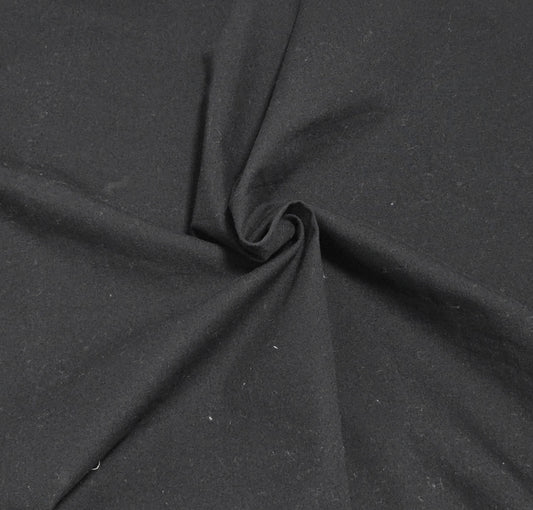 black cotton mini canvas fabric