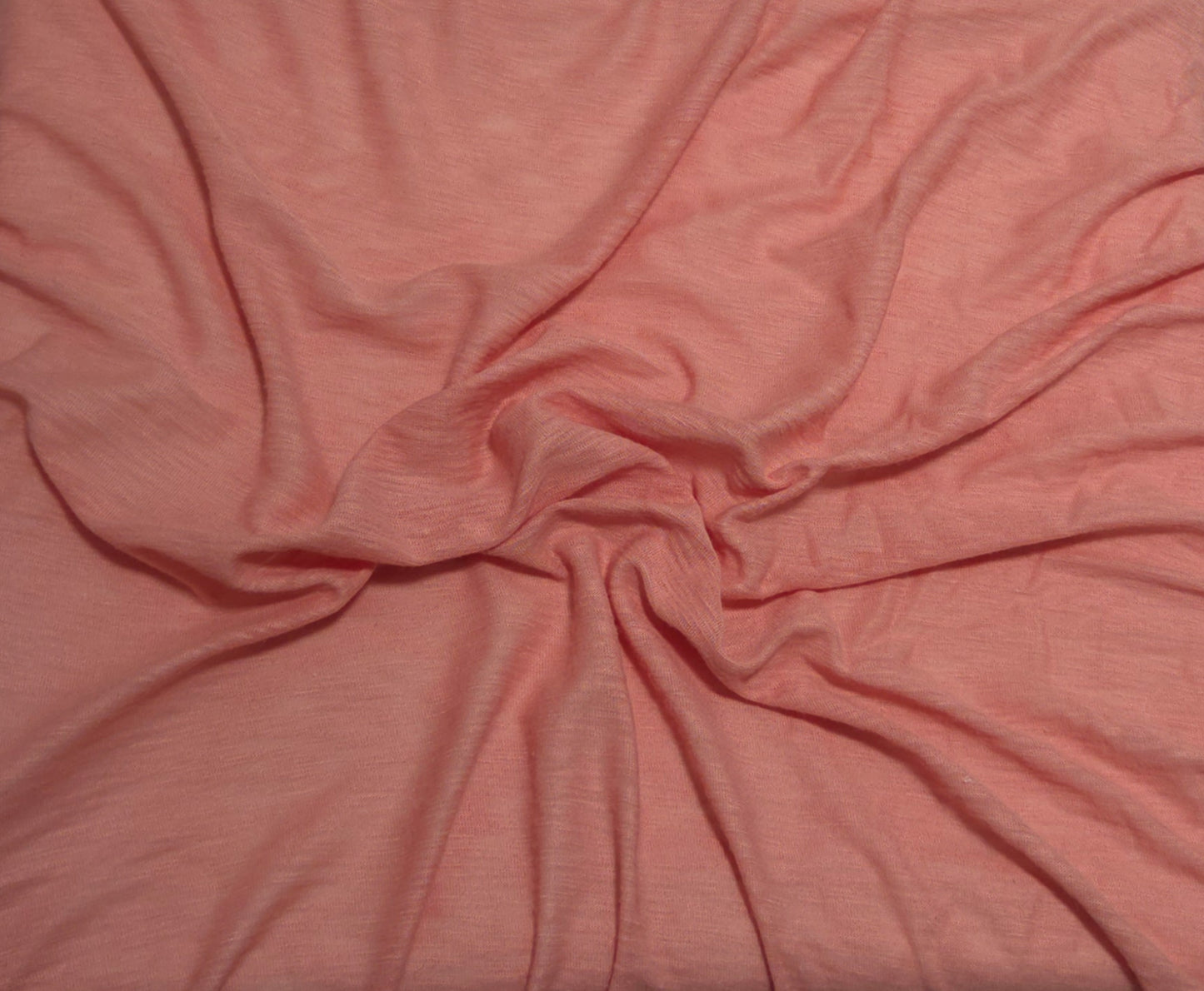 Peach Modal Slub Jersey 100GSM
