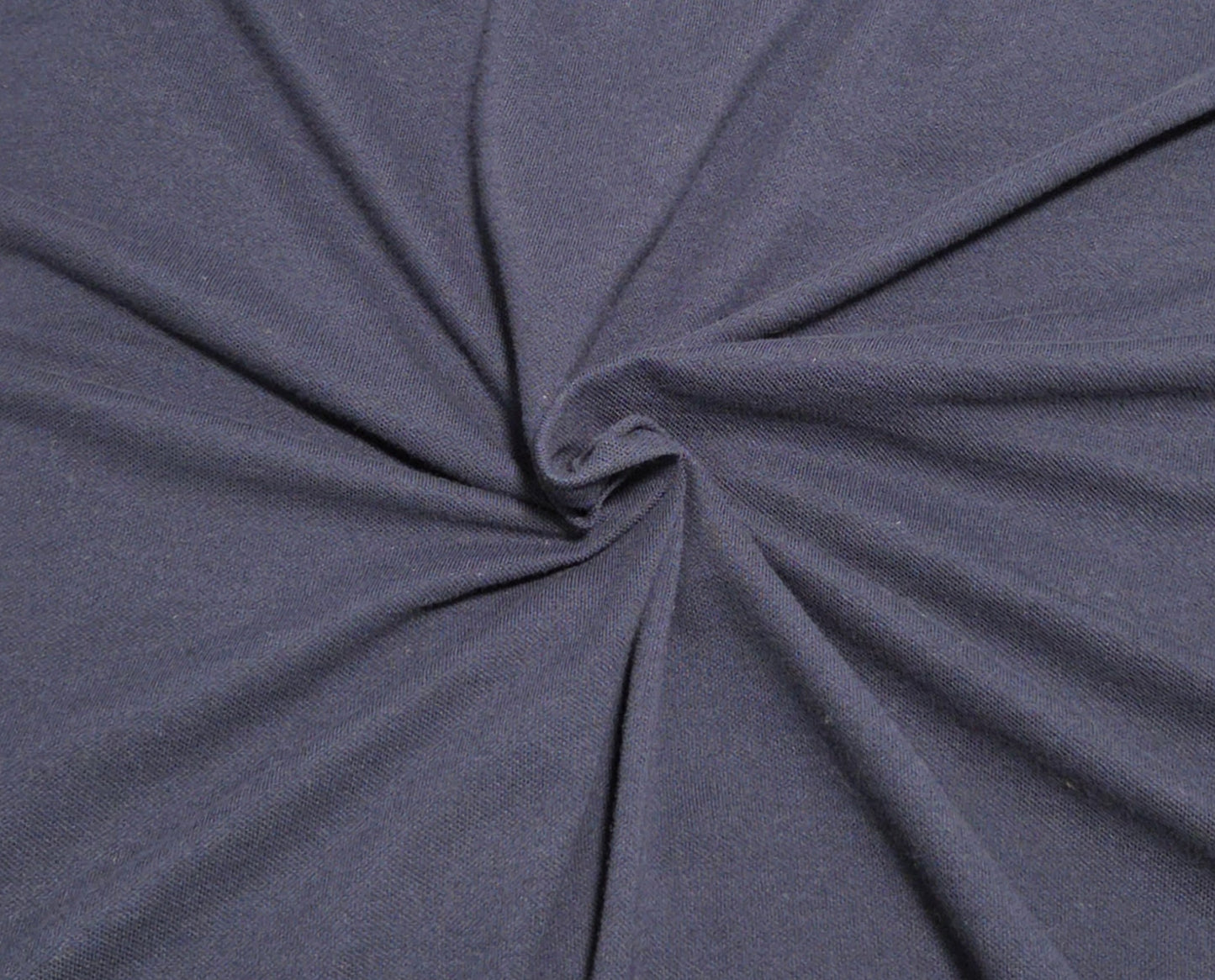 Navy Combed Cotton Pique