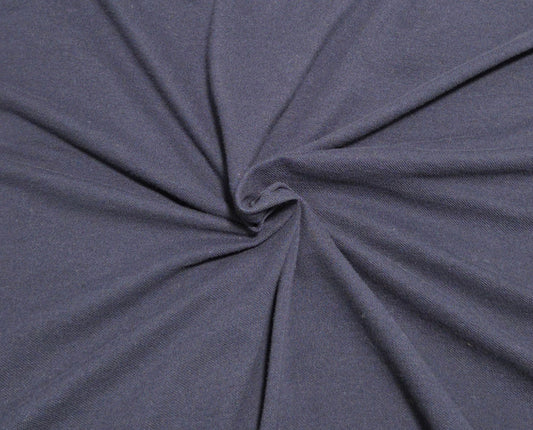 Navy Combed Cotton Pique