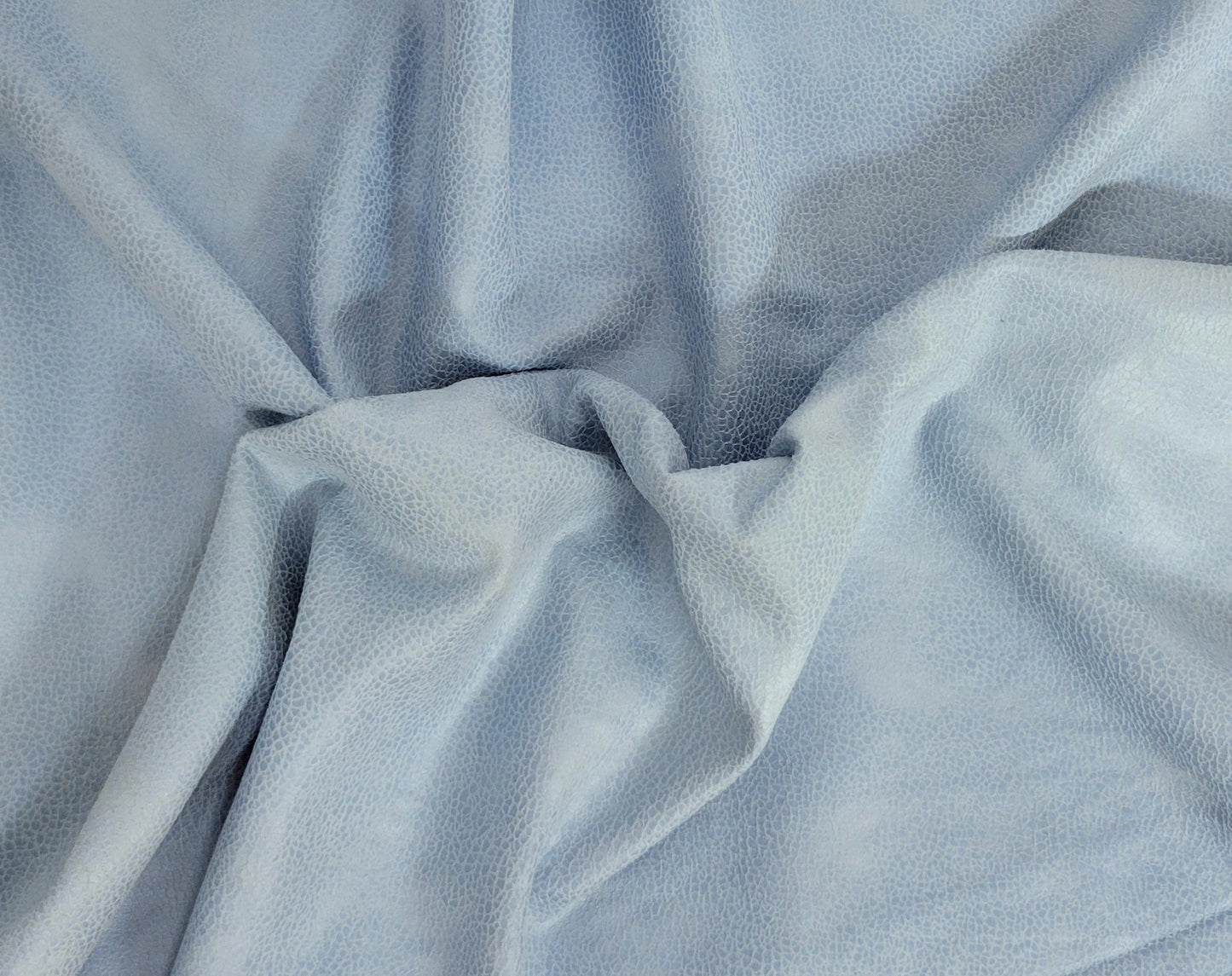 Sky Blue Stretchy Vegan Soft Leather