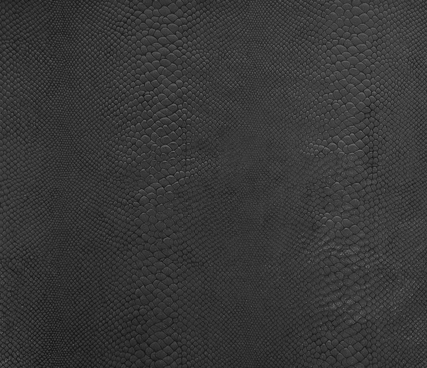 Black Crocodile Skin Print Stretchy Vegan Soft Leather