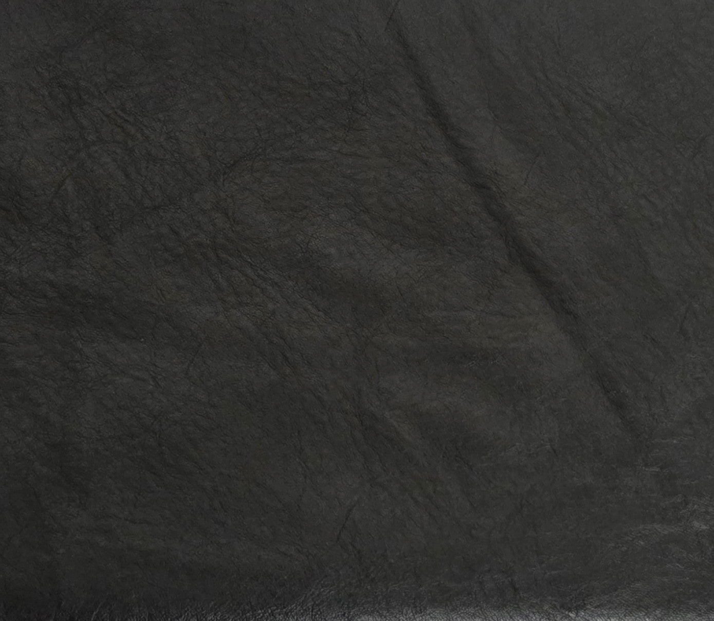 Black Vegan Leather One Side Faux Fur Knit