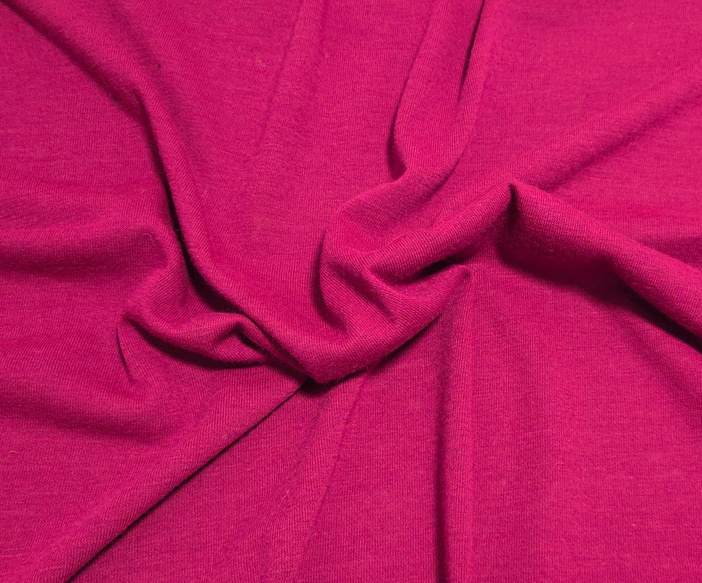 Wool Blend Jersey Knit Fabric Hot Pink