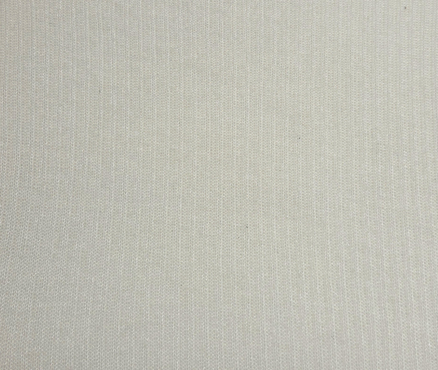 Ribbed Sweater Knit Fabric Wool Blend Ivory