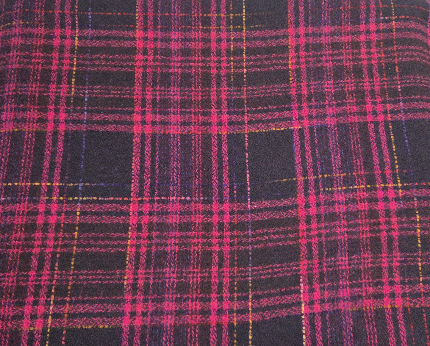 Deadstock Wool Acrylic Plaid
