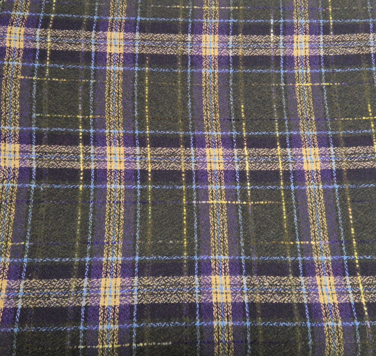 Deadstock Plaid Wool Acrylic