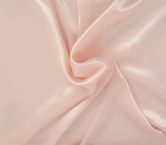 Blush 100% Silk Charmeuse Fabric