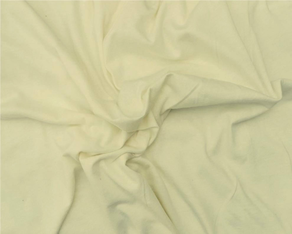Light Yellow Cotton Jersey Fabric