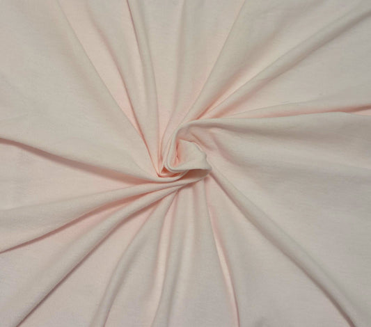 Blush Cotton Jersey Fabric